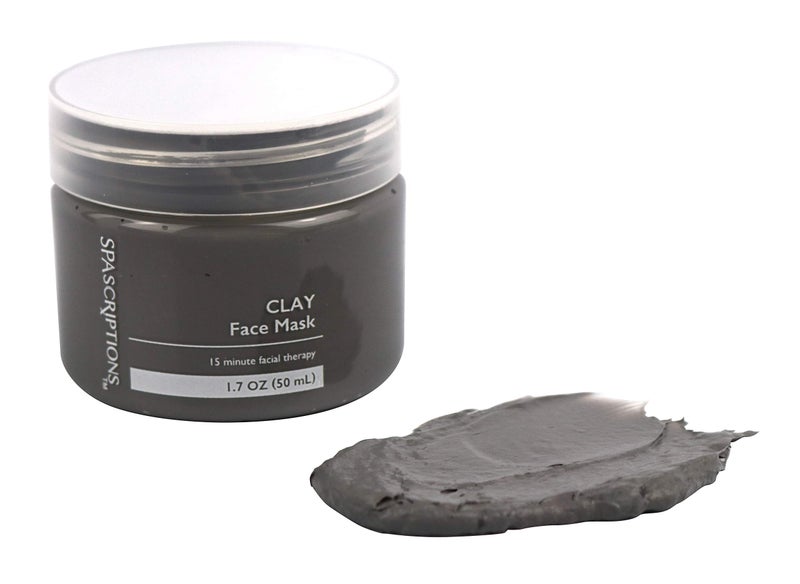 SpaScriptions Dead Sea, Charcoal, & Clay Gel Face Mask with Silicone Applicator - 3 Pack, 1.7 oz each Jar, 5.1 oz total - Image 3